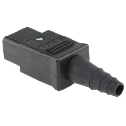 1 pcs - Bulgin C19 Cable Mount IEC Connector Socket, 16A, 250 V