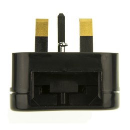 1 pcs - PowerConnections Europe to UK Mains Connector Converter, Rated At 3A