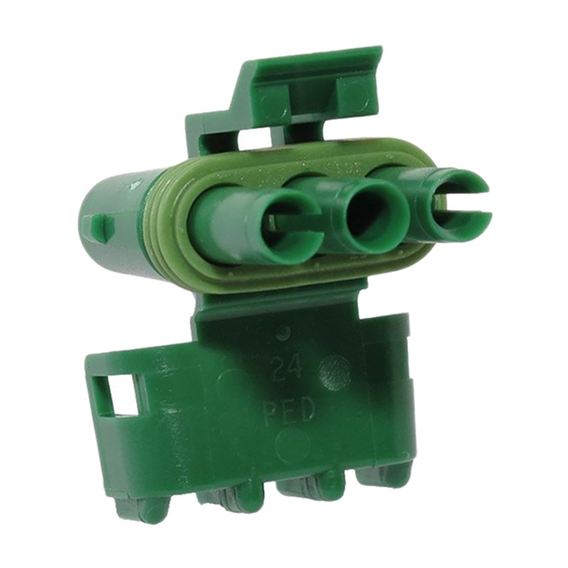 10 pcs - Delphi, Weather-Pack Automotive Connector Plug 3 Way, Crimp Termination