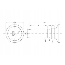 Bearing bush of a disc harrow