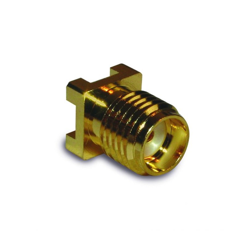 1 pcs - Amphenol RF, jack Surface Mount SMA Connector, Solder Termination, Straight Body