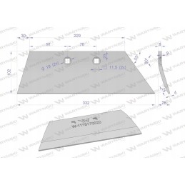 Right skimmer blade po1313 motogeneric
