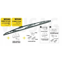 Agricultural wiper blades 550mm