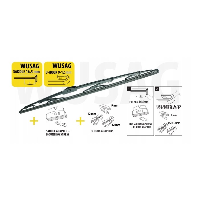Agricultural wiper blades 550mm