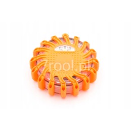 Battery operated LED warning light