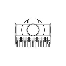 1 pcs : B66359W1013T1 - Ferrite Cores & Accessories COIL FORMER RNITE FR 530