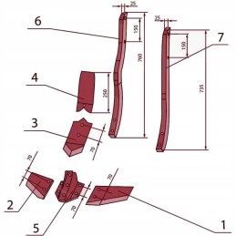 The nose of the unit 1 opening ap 84 moss grubber