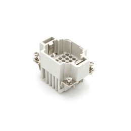 1 pcs - Molex Heavy Duty Power Connector Module, 10A, Male, 93601 Series, 24 Contacts