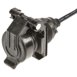 1 pcs - Amphenol Socapex Straight, Panel Mount, Female to Male Type A 2.0 IP54 USB Connector