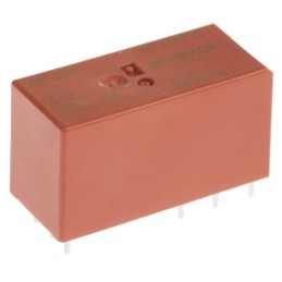 1 pcs - TE Connectivity PCB Mount Latching Power Relay, 12V dc Coil, 16A Switching Current, SPDT