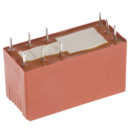 1 pcs - TE Connectivity PCB Mount Latching Power Relay, 12V dc Coil, 16A Switching Current, SPDT
