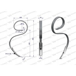 Spring tooth of the Warynski cultivator in 141