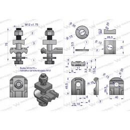 Finger mounting set, pz warynski