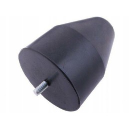 Spring, rubber bumper, large, 1 screw, trailer HL