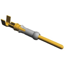 10 pcs - TE Connectivity Type III+ Series Male Crimp Terminal, 24AWG Min, 20AWG Max