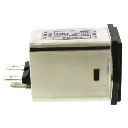 1 pcs - EPCOS 10A, 250 V ac/dc Panel Mount IEC Inlet Filter B84773A0010A000, Tab