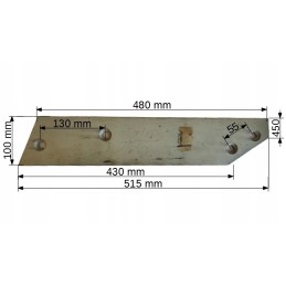 Long plow blade for Unia Grudziadz 1023 10 23