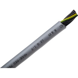 1 Reel of 50 M - RS PRO Control Cable, 12 Cores, 1 mm², YY, Unscreened, 50m, Grey PVC Sheath, 17 AWG