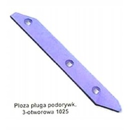 Long blade of a Polish stubble plow