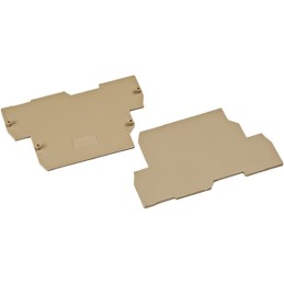 10 pcs - RS PRO End Cover for Use with DIN Rail Terminal Blocks