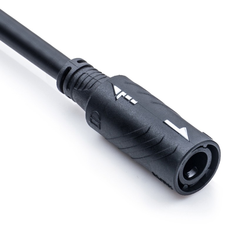 1 pcs - Amphenol Industrial Straight Female 3 way HS-Lok D Size to Unterminated Sensor Actuator Cable, 1m