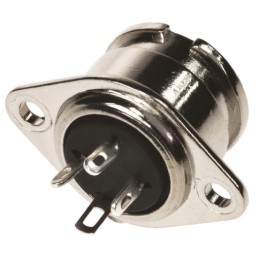 1 pcs - RS PRO 3 Pole Din Socket, 1A, 100 V ac, Bayonet, Female, Chassis Mount