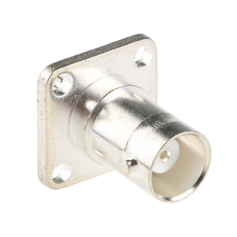 1 pcs - RS PRO, jack Flange Mount BNC Connector, 50Ω, Solder Termination, Straight Body