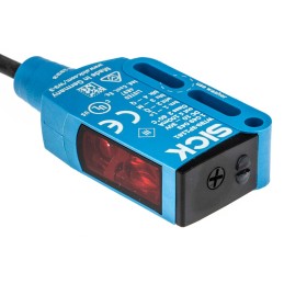 1 pcs - Sick Background Suppression Photoelectric Sensor, Block Sensor, 20 mm - 350 mm Detection Range