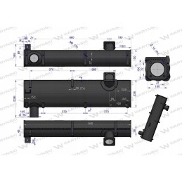Horizontal muffler Renault RL13313 Warynski