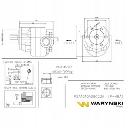 Gear pump p 48a p2a1610ad8c23a car crane