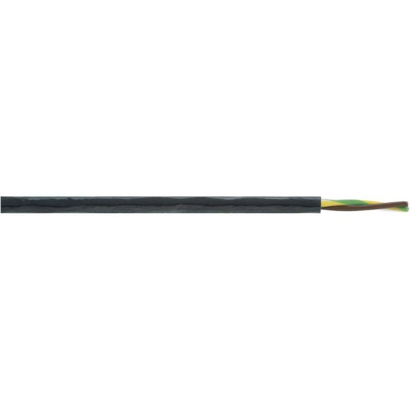 1 Reel of 50 M - Lapp 2 Core Power Cable, 0.5 mm², 50m, Black Polytetrafluoroethylene PTFE Sheath, Twisted Pair, 500 V