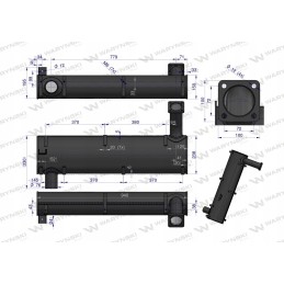 Horizontal muffler Renault RL13196 Warynski