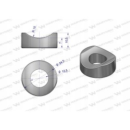 Finger mounting with Vicon Warynski washer