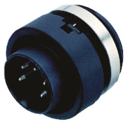 50 pcs - Binder Circular Connector, 2 Contacts, Panel Mount, Miniature Connector, Socket, Male, IP40, 678 Series