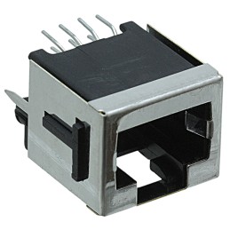 1 pcs - TE Connectivity 100616 Series Female RJ45 Connector, Through Hole, Cat3