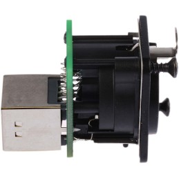 1 pcs - Neutrik EtherCon Series 2-Port RJ45 Female Adapter, Cat5e, Unshielded