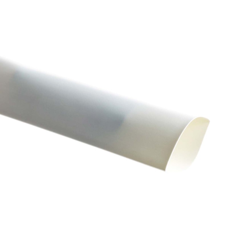 1 Reel of 91 - TE Connectivity Halogen Free Heat Shrink Tubing, White 12.7mm Sleeve Dia. x 91m Length 2:1 Ratio, CGPT Series