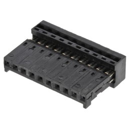 10 pcs - Stelvio Kontek 10-Way IDC Connector Socket for Cable Mount, 1-Row