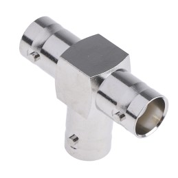 1 pcs - RS PRO Tee 50Ω RF Adapter BNC Socket to BNC Socket 250MHz