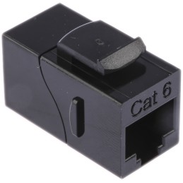 1 pcs - MH Connectors MH3101 Series Single-Port RJ45 Coupler, Cat6, UTP