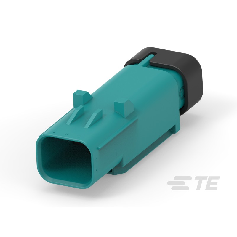 1 pcs - TE Connectivity, AMPSEAL 16 Connector Housing Plug 1 Way, Crimp Termination