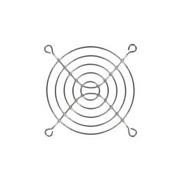 1 pcs : 08132 - Fan Accessories 80mm Wire Form Fan Guard, Bright Nickel Chrome Finish