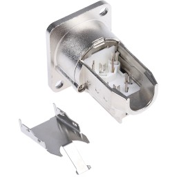 1 pcs - Neutrik, etherCON CAT6A D shape IDC Connector for use with etherCON Connectors