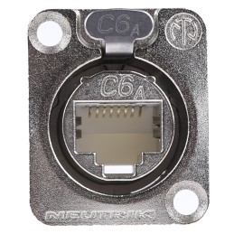 1 pcs - Neutrik, etherCON CAT6A D shape IDC Connector for use with etherCON Connectors