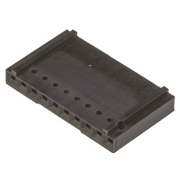 10 pcs - TE Connectivity, AMPMODU MOD IV Female Connector Housing, 2.54mm Pitch, 10 Way, 1 Row