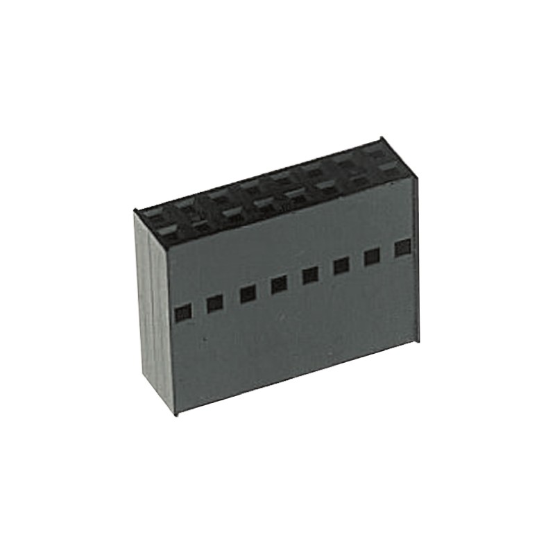 10 pcs - TE Connectivity, AMPMODU MOD IV Female Connector Housing, 2.54mm Pitch, 16 Way, 2 Row