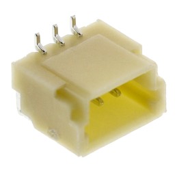 10 pcs - JST SH Series Straight Surface Mount PCB Header, 3 Contact(s), 1.0mm Pitch, 1 Row(s), Shrouded