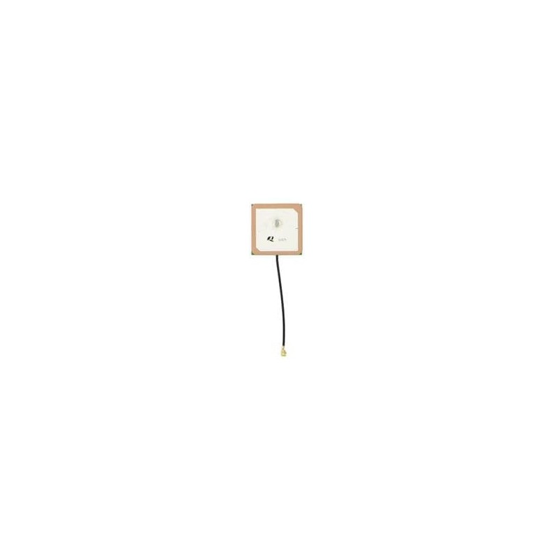 1 pcs : YCGO007AA - Antennas Embedded with Cable, Passive, 1559-1606, GNSS L1, Ceramic, 50+/-2, IPEX ?, Cable Mounting, 25 25 6.