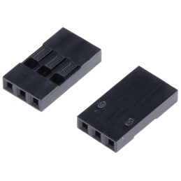 10 pcs - HARWIN, M20-10 Female Connector Housing, 2.54mm Pitch, 3 Way, 1 Row