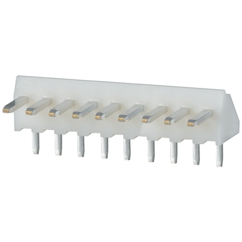 10 pcs - JST NH Series Right Angle Through Hole Pin Header, 9 Contact(s), 2.5mm Pitch, 1 Row(s), Unshrouded